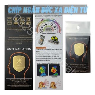 Chip Ngăn Bức Xạ Điện Từ ANTI - RADIATION, Ngăn Bức Xạ Điện Từ Có Hại Đối Với Con Người giá sỉ