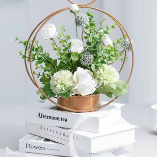 GIỎ CẮM HOA CÁI CẤP DECOR NHÀ CỬA