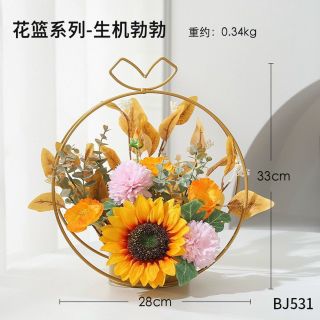 GIỎ CẮM HOA CÁI CẤP DECOR NHÀ CỬA