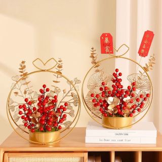 GIỎ CẮM HOA CÁI CẤP DECOR NHÀ CỬA