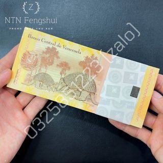 Combo 100 Tờ Tiền Venezuela Hình Con Trút Mệnh Giá 5 CINCO Lì Xì Tết Thả Ga, Lì Xì Tết Độc Lạ