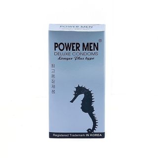 Bao cao su Powermen Longer Plus kéo dài Lốc 12 hộp 12 cái