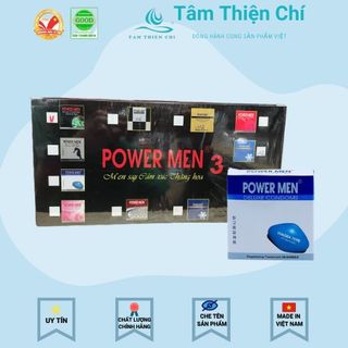 Bao cao su Powermen VIAGRA siêu mỏng kéo dài Lốc 48 hộp 3 cái