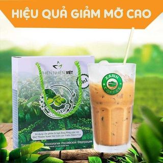 Cà phê xanh giảm mỡ thiên nhiên việt hộp 30 gói