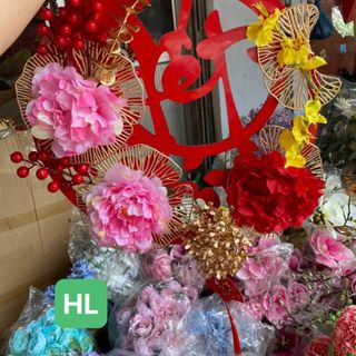 Vòng treo trang trí Tết.