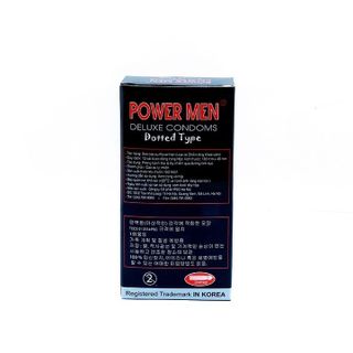 Bao cao su Powermen Dotted hạt nổi Lốc 12 hộp 12 cái