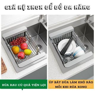 Kệ úp bát đĩa gác bồn giá sỉ