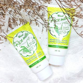 Sữa Rửa Mặt Gạo Thái Lan Ngăn Ngừa Mụn, Da Sang Khỏe Civic Rice milk Thái Lan 180ml Chính Hãng