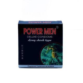 Bao cao su Powermen Cá ngựa 4in1 kéo dài Lốc 48 hộp 3 cái