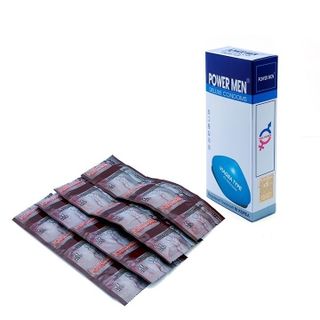 Bao cao su Powermen VIAGRA siêu mỏng kéo dài Lốc 12 hộp 12 cái