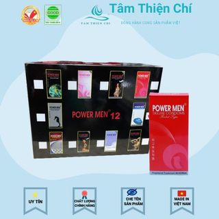 Bao cao su Powermen ROCKET bi chấm Lốc 12 hộp 12 cái giá sỉ