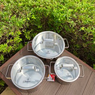 Bộ nồi inox 304 cao cấp 5 đáy Kalpen GliterX KP-3568X - Liên hệ để được giá tốt