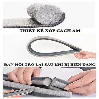Thanh Nẹp Xốp Chặn Khe Cửa 95cm Đa Năng FREESHIPChặn Đáy Khe Cửa, chặn con trùng tiết kiệm điện năng