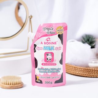 Muối Tắm Sữa Bò Tẩy Tế Bào Chết, Trắng Da A Bonne Spa Milk Salt 350g Thái Lan