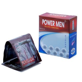 Bao cao su Powermen Ngọc trai kéo dài Lốc 48 hộp 3 cái