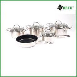 BỘ NỒI INOX 5 món  Arber AB- DQ01 hàng chính hãng