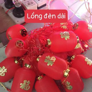 BỘ DÂY ĐÈN LỒNG DÀI TREO TẾT, LỄ HỘI MAY MẮN TÀI LỘC giá sỉ