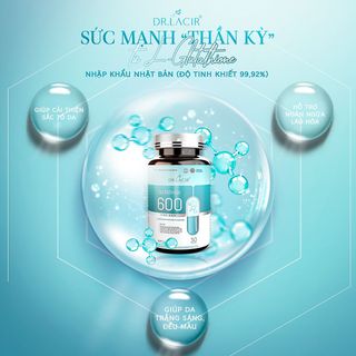 GLUTATHIONE 600 (VIÊN UỐNG NÁM TRẮNG DA GLUTATHIONE 600)
