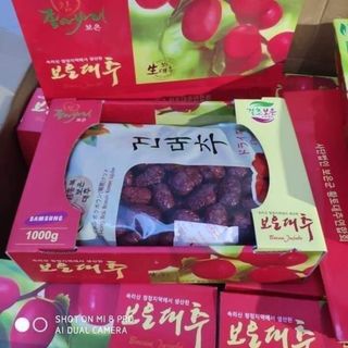 Hộp 1kg táo đỏ Hàn Quốc khô giá sỉ