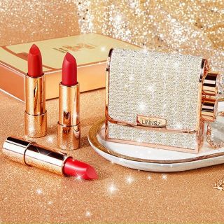 Set son Linnsz túi sách 3 cây hộp vàng