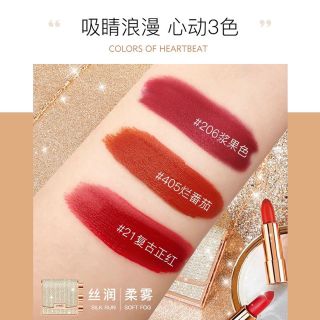 Set son Linnsz túi sách 3 cây hộp vàng