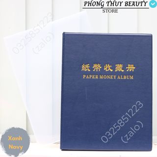 Album Cố Định Đựng Tiền, 20 Ngăn Đựng Được 60 Tờ Tiền, Sỉ Giá Tốt giá sỉ