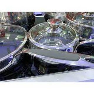 Bộ nồi inox 5 món Arber AB06CC - Hàng chính hãng có tay cầm chống nóng