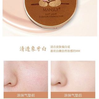 Set Mansly gấu son 3 màu và phấn nước siêu đẹp