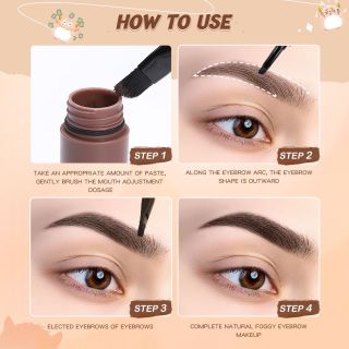 Gel kẻ mày, kẻ liner HUASURV 2 đầu