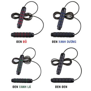 SP015-Dây nhảy giảm cân đốt mỡ bụng lõi thép đàn hồi KHÔNG TẠ dài 2.9m tập thể dục gym muay thái tại nhà