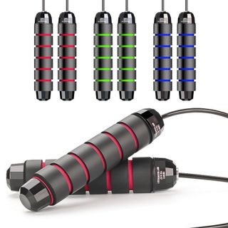 SP015-Dây nhảy giảm cân đốt mỡ bụng lõi thép đàn hồi KHÔNG TẠ dài 2.9m tập thể dục gym muay thái tại nhà