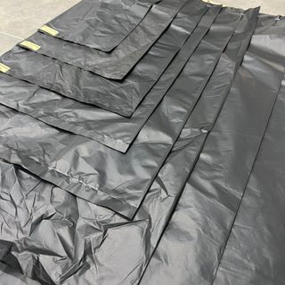 {Set 1kg} Túi nilong đen, túi xốp đen, túi hai quai đen bóng, dẻo, dai dùng gói hàng, đựng rác