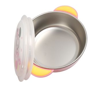 Tô inox cách nhiệt đáy hít Disney cho bé