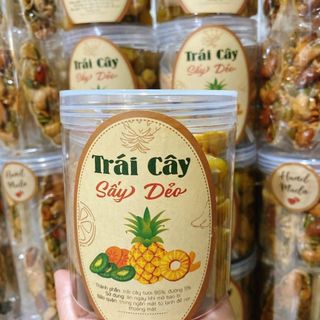 Hủ 300gr Cóc non sấy dẻo muối ớt nguyên trái