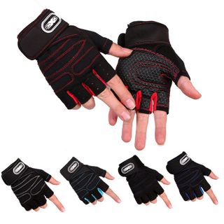 SP027-Găng tay bao tay tập gym, xà đơn đi phượt xe máy du lịch thể thao kiểu cụt ngón có bao đệm lưới cực êm tiện dụng
