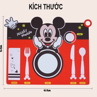 Thảm trải bàn 3D bằng silicone - Disney