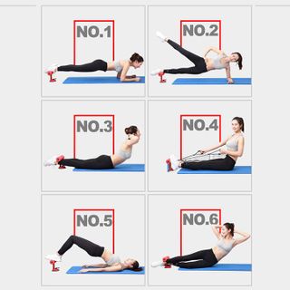 Dụng cụ tập cơ bụng eo gym đồ dùng thể thao tại nhà đa năng có đế hút chân không trụ chữ T gập bụng giảm béo nam nữ (KHÔNG ĐỆM CHÂN) - SP022
