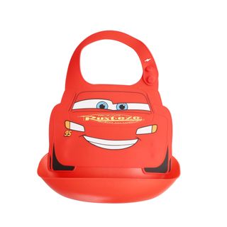 Yếm ăn silicone 3D Disney cao cấp-máng tháo rời