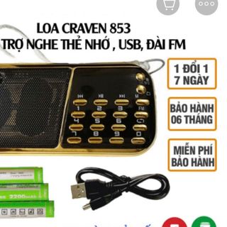 Loa đài Craven Caraven CR 853 3 Pin chất lượng cao