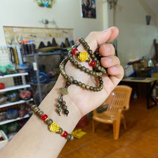 Vòng trầm mix hoa sen giá rẻ