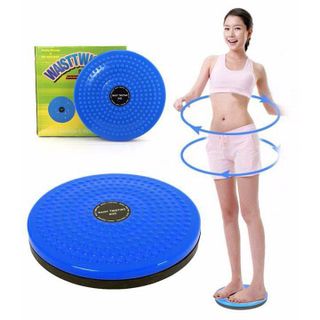 SP016-Đĩa xoay eo tập thể dục 360 độ bàn xoay tập cơ bụng eo thon giảm cân tại nhà phòng gym có hạt massage bàn chân cực tốt