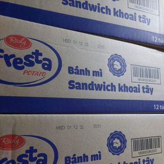 Thùng 12 túi bánh tươi Fresta date còn 6 ngày (bánh mới date 12 ngày)