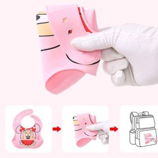 Yếm ăn silicone Disney
