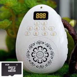Loa nghe nhạc giọt nước , nghe tiếng anh , máy niệm Phật - vòng đeo tụng kinh gắn thẻ nhớ