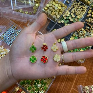 Chamr túi tiền tài lộc mix vòng trầm