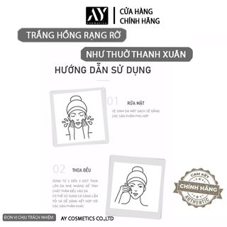 Serum (Tinh Chất) Vitamin C,B3 mờ thâm nám AY cosmetics AY Collagen Beauty ampoule 20g