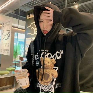 Áo hoodie logo goodfeel thun nỉ form dưới 70kg