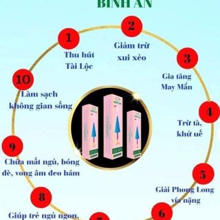 10 Nhang Xông Phong Thuỷ Bình An