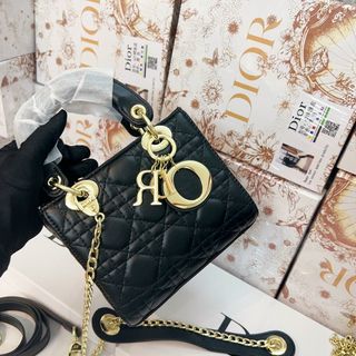 Túi xách quảng châu DI.OR LAD.Y 3 ô FULLBOX (Chuyên sỉ túi xách sll, balo, ví, thắt lưng, túi Laptop)