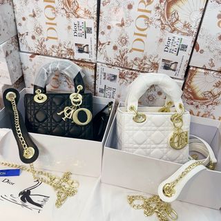 Túi xách quảng châu DI.OR LAD.Y 3 ô FULLBOX (Chuyên sỉ túi xách sll, balo, ví, thắt lưng, túi Laptop)